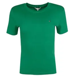 tommy-hilfiger-t-shirt-damski-slim-zielony-xs