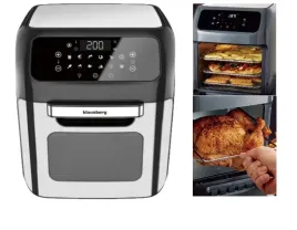 2-x-piekarnik-12l-frytkownica-beztluszczowa-klausberg-1800w-czarny