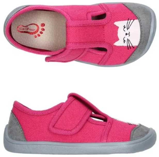 kapcie 3F barefoot dla dziewczynki 30 do przedszkola PAPUTKI ELF 19 cm
