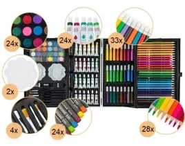 2-x-zestaw-do-malowania-dla-dzieci-dziewczyn-artystyczny-plastyczny-walizka