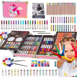 2-x-zestaw-do-malowania-dla-dzieci-dziewczyn-artystyczny-plastyczny-walizka
