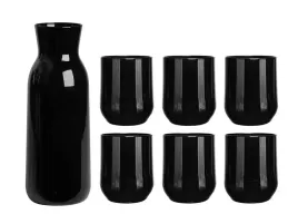 2-x-karafka-1l-6-szklanek-300ml-komplet-czarne-szklo