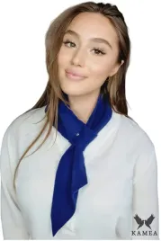 granatowy-damski-szalik-krawat-szal-10-kaszmir-welna-merino-kamea-110x10-cm