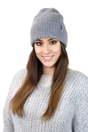 szara-czapka-damska-kaszmir-i-welna-merino-duze-wywiniecie-kamea-malibu