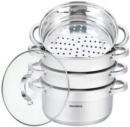 2-x-garnek-do-gotowania-na-parze-22-cm-klausberg-4-l-parowar-4-l