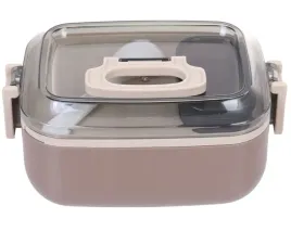 2-x-lunchbox-pojemnik-na-zywosc-z-uchwytem-miska-lyzka-komplet-brazowy-kr-2