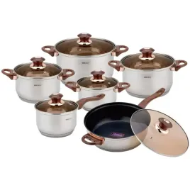 2-x-garnki-stalowe-zestaw-12el-patelnia-rondel-indukcja-gaz-komplet-stal-ni