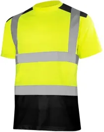 koszulka-odblaskowa-ostrzegawcza-robocza-meska-zolta-t-ref-bawelna-na-lato