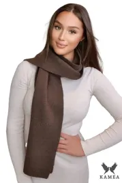 brazowy-szalik-02-szal-zimowy-welniany-cieply-polski-kamea-170x25cm