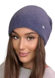 czapka-damska-smerfetka-beanie-futerkowa-struktura-kamea-iryda-grafirowa