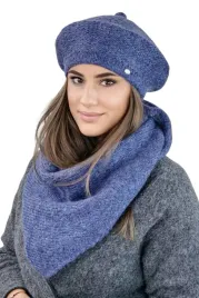 zimowy-komplet-jeansowy-beret-i-szalik-chusta-na-welnie-meryno-ofelia