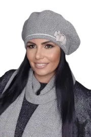beret-damski-w-pepitke-ozdobna-kokarda-i-pasek-polski-bezowy-helena