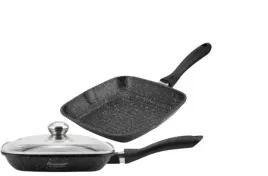 2-x-patelnia-grillowa-z-pokrywka-24-cm-kwadratowa-powloka-czarny-marmur