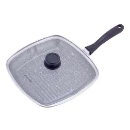 2-x-patelnia-grillowa-z-pokrywka-28cm-powloka-marmur