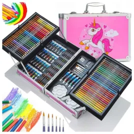 2-x-zestaw-do-malowania-dla-dzieci-dziewczyn-artystyczny-plastyczny-walizka
