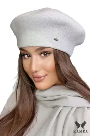 bezowy-zimowy-klasyczny-beret-damski-wzor-w-pepitke-polski-kamea-arkadia