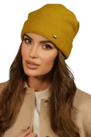 welniana-czapka-damska-beanie-z-wywinieciem-polska-limonkowa-kamea-krokus