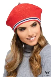 czerwony-klasyczny-beret-damski-z-dziurkami-elegancki-z-antenka-las-palmas