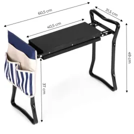 klecznik-taboret-ogrodowy-stolek-krzeslo-skladane-do-ogrodu-2w1-organizer