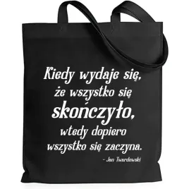 torba-shoper-eko-bawelna-czarna-prezent-dla-emerytki-cytat-jan-twardowski