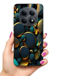 etui-case-do-xiaomi-redmi-note-15-15-5g-kamienie-liscie-wzorki