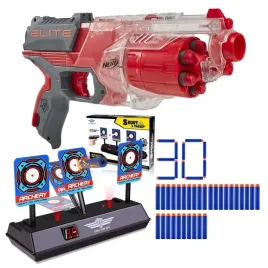 pistolet-nerf-elite-disruptor-czerwony-zestaw-tarcza-3-cele-strzalki