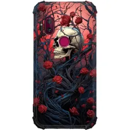 etui-do-motorola-one-hyper-antishock-case-wzmocnione-rogi-goth-czaszki-wz