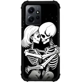 etui-do-xiaomi-redmi-note-12-4g-antishock-case-bumpery-goth-czaszki-mix-wz