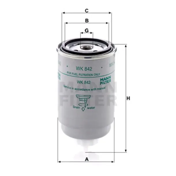 filtr-paliwa-wk-842-waga-z-opakowaniem-2-kg