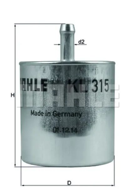 filtr-paliwa-kl315-producent-mahle