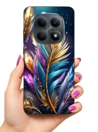etui-case-do-xiaomi-redmi-note-15-15-5g-piora-liscie-wzorki