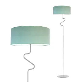 lampa-stojaca-podlogowa-welurowa-abazur-led-e27-mietowa-nowoczesna-modna