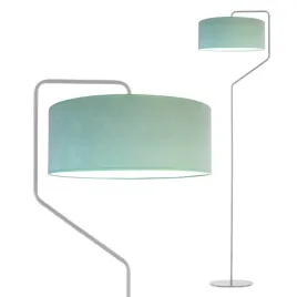 lampa-stojaca-podlogowa-welurowa-abazur-led-e27-do-pokoju-czytania-mietowa