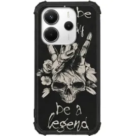 etui-do-xiaomi-redmi-note-14-4g-antishock-case-bumpery-goth-czaszki-mix-wz