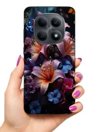 etui-case-do-xiaomi-redmi-note-15-15-5g-rosliny-kwiaty-roze-lilie
