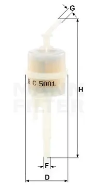 filtr-paliwa-c-5001-stan-nowy