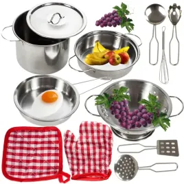 zestaw-kuchenny-metalowe-garnki-akcesoria-kuchenne-dla-dzieci-12-elementow