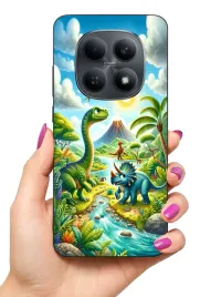 etui-case-do-xiaomi-redmi-note-15-15-5g-zyrafy-zolwie-jednorozce-dino
