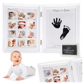 ramka-odcisk-raczki-stopki-12miesiecy-zdjec-pierwszy-rok-babyshower-prezent