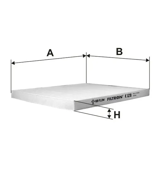 filtr-kabiny-k-1231-numer-katalogowy-czesci-k-1231
