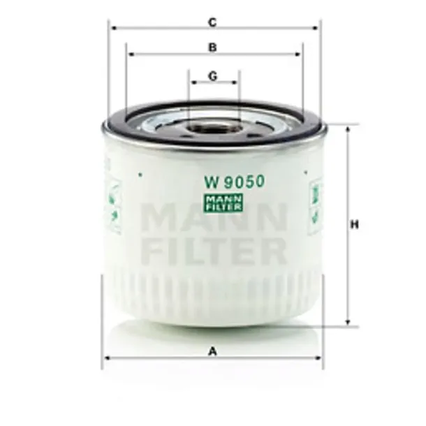 filtr-oleju-w-9050-producent-czesci-mann-filter