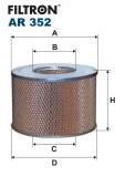 filtr-powietrza-ar-352-waga-z-opakowaniem-2-kg