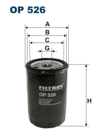 filtr-oleju-op-526-numer-katalogowy-czesci-op-526