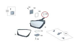 sruba-lampy-reflektora-m5x45-mercedes-w167-w192-w222-w232-a0069900100