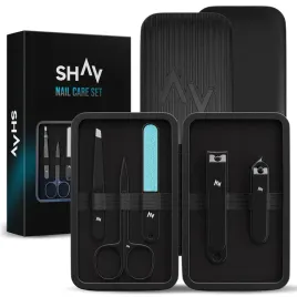 2-x-shav-meski-zestaw-do-paznokci-profesjonalny-etui-nozyczki-obcinacz-pese