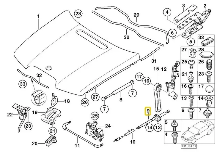 ciegno-linka-zamka-maski-bmw-e65-e66-producent-czesci-bmw-oe