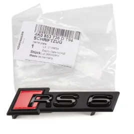 emblemat-znaczek-na-grill-audi-rs6-4k0853736d-oe