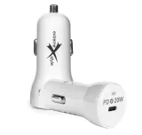 2-x-ladowarka-samochodowa-usb-c-typ-c-pd-3a-20w-biala-kolor-bialy