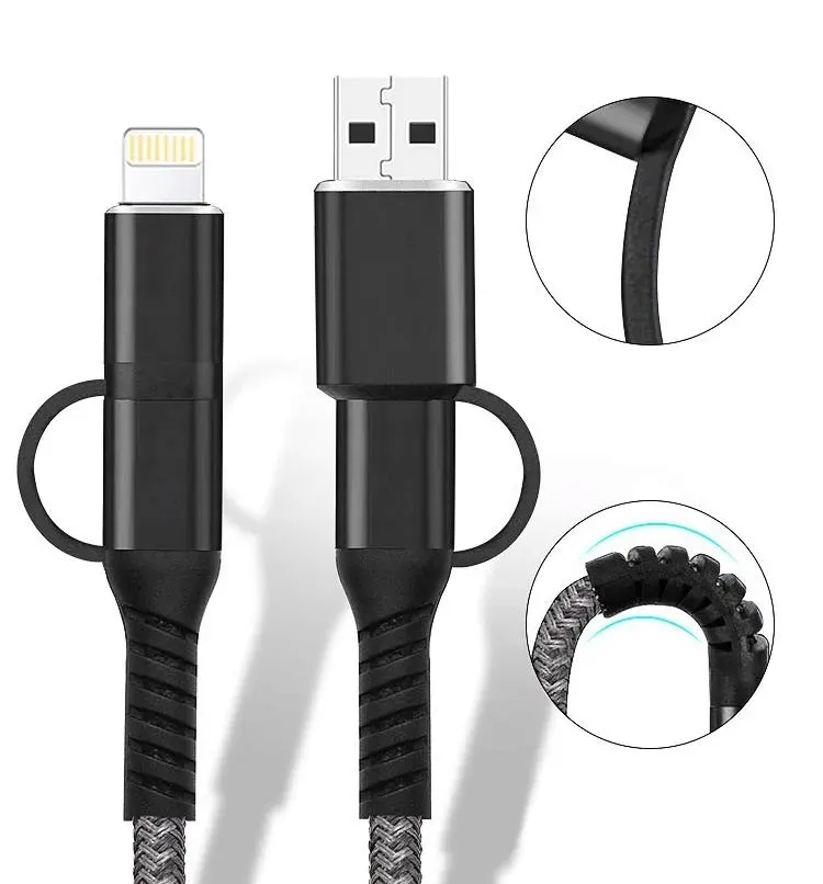 2-x-kabel-usb-usb-c-4w1-usb-c-lightning-1m-pd-3a-60w-stan-nowy