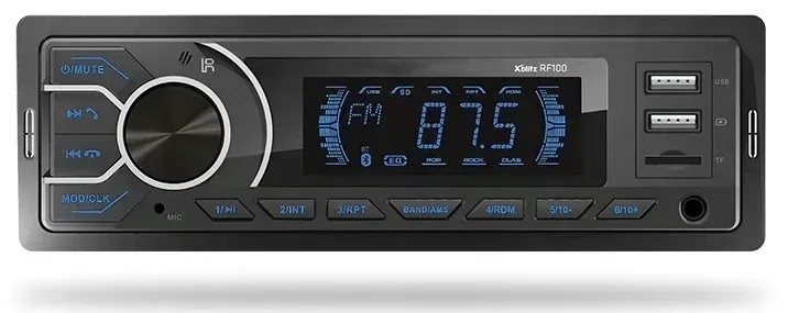 2-x-radio-samochodowe-xblitz-rf100-bluetooth-mp3-microsd-2xusb-waga-produktu-0-15-kg